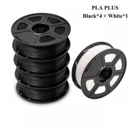 SUNLU PLA+ Filament 3D Printer Filamen PLA PLUS 1KG A Roll 1.75MM Filament Buy 4 Rolls Get 1 Roll Free Gift On 328 Live