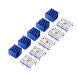 5PCS 3D Printer TMC2208 V1.2 Stepper Motor Driver, TMC2208 Stepstick Stepper Motor Driver Module With Heat Sink Screwdriver