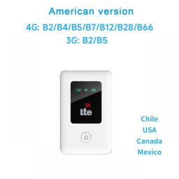 4G Router Wireless Lte Wifi Modem Sim Card Router MIFI Pocket Hotspot Built-in Battery Portable WiFi 10 WiFi Users