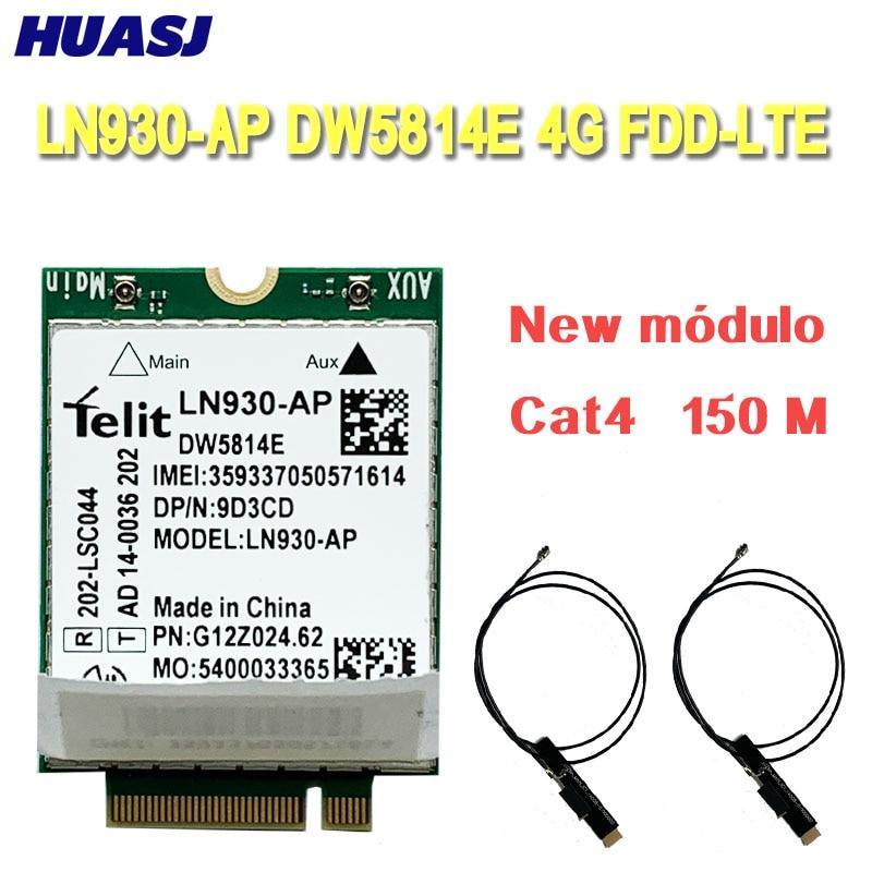 Huasj DW5814E Telit LN930-AP WWAN FDD-LTE NGFF 4G Module for WWAN Wireless Wifi 4G Card for Dell Laptops Latitude 14 "7480" 5480