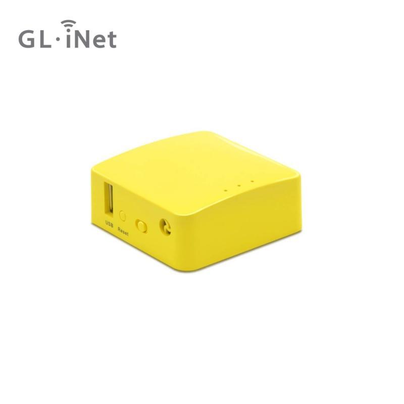 GL.iNet GL-MT300N-V2(Mango) Portable Mini Travel Wireless Pocket VPN Router - WiFi Router/Access