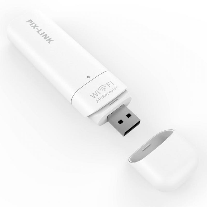 PIX-LINK UE03 300Mbps USB Network Wholesale Wi-Fi Repeater/AP wi-fi repeater Booster Wireless extender amplifier
