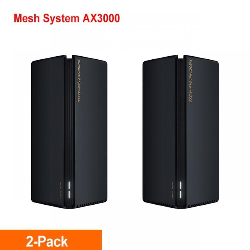 Xiaomi Mesh System AX3000 (2-Pack) Wireless Router 256MB 5G Wifi Amplifier WIFI IPv6 WPA3 for Xiaomi Compatible with Mi APP