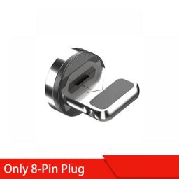 3-in-1 Magnetic Rotating Fast Charge Cable Date Cable 3A 360 Rotate Magnetic Cable Micro USB Type C Cable For IPhone Samsung