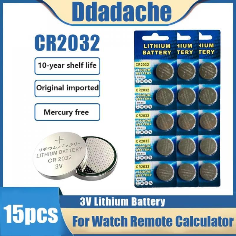 Original CR2032 DL2032 ECR2032 BR2032 2032 CR 2032 3V Lithium Button Cell Coin Battery Long Lasting for Watches