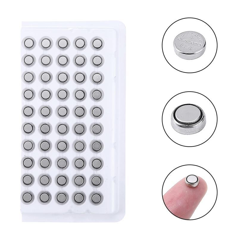 50 pcs SR626SW Button Cell Batteries AG4 377 LR626 1.55V Coin Cell Batteries Toy Battery  Watch Accessories 377 SR626 LR626 AG4