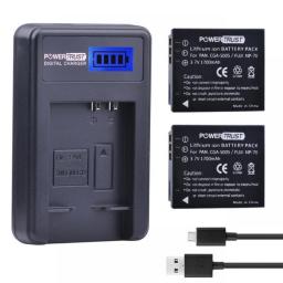 NP-70 CGA-S005 Battery And Charger For Panasonic DMC-FS1 FS2 FX01 FX07 FX1 FX3 FX8 FX9 FX10 FX12 For RICOH R30 R40 R3 R4 R5