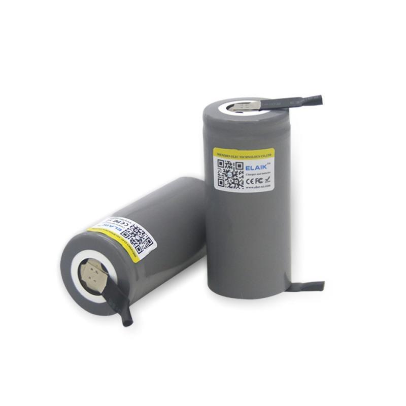 ELAIK 3.2V 32700 6500mAh LiFePO4 Battery 35A Continuous Discharge Maximum 55A High power battery+DIY Nickel sheets