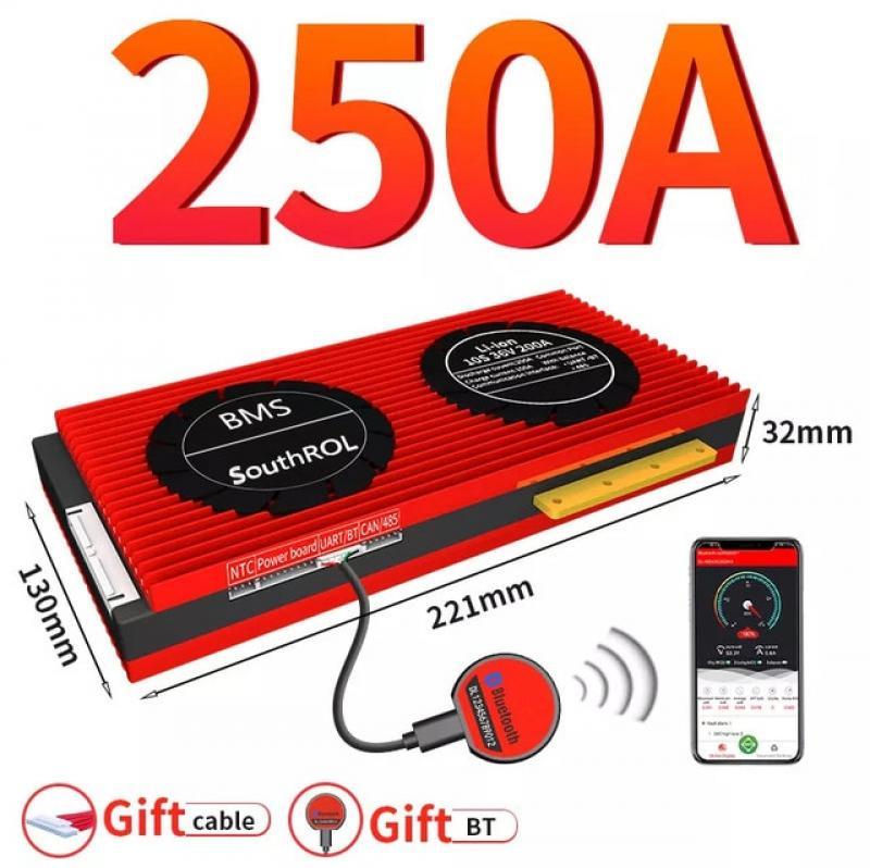 Smart BMS 4S LiFePo4 12V 24V 36V 48V 30A~500A Li-Ion LTO 3S 7S 8S 10S 12S 13S 16S 24S bms balance board bluetooth APP for solar
