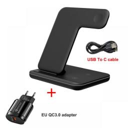 3 In 1 Wireless Charger Stand For IPhone 13 Pro Max 12 Pro11 AirPods Pro Charging Dock Station For Apple Watch IWatch 7 SE 6