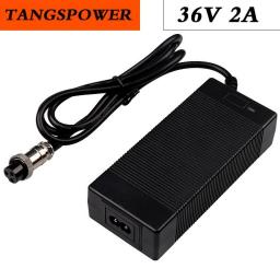 36V 2A Lead Acid Battery Charger For 41.4V E-bike Electric Scooter Wheelchair Charger Lead-acid Battery GX-16 Connector