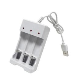 PUJIMAX Portable 3 Slots USB Rechargeable Battery Charger For AA/AAA Ni-MH Battery Charge With Intelligent Overcharge Protection