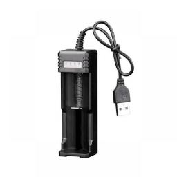 Universal 1 Slot Battery USB Charger Adapter LED Smart Chargering For Rechargeable Batteries Li-ion 18650 26650 14500 Charger