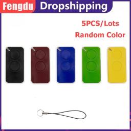 Garage Remote Control 5PCS 2 Buttons Color Random Rolling Code Universal Garage Door Control 433.92MHZ With Free Shipping