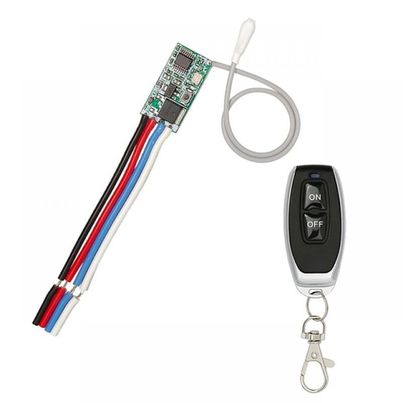 433mhz DC 3.6V 5V 9V 12V 24V 1CH Mini Relay Wireless RF Remote Control Switch LED Lamp Controller Micro Receiver Transmitter DIY