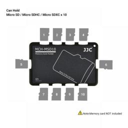 JJC Thin Micro SD Card Holder SD Card Case Wallet Credit Card Size For SD Micro SD TF Cards Hard Shell Camera Photo Accessories