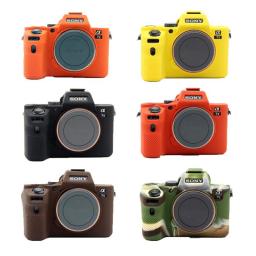 Soft Silicone Camera Case For Sony A7 II A7S2 A7S II A7II A7R A9 II  A7R III  A7 III Rubber Protective Body Cover Case Skin
