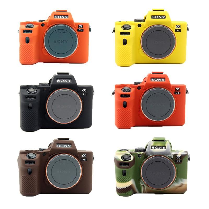 Soft Silicone Camera case for Sony A7 II A7S2 A7S II A7II A7R A9 II  A7R III  A7 III Rubber Protective Body Cover Case Skin