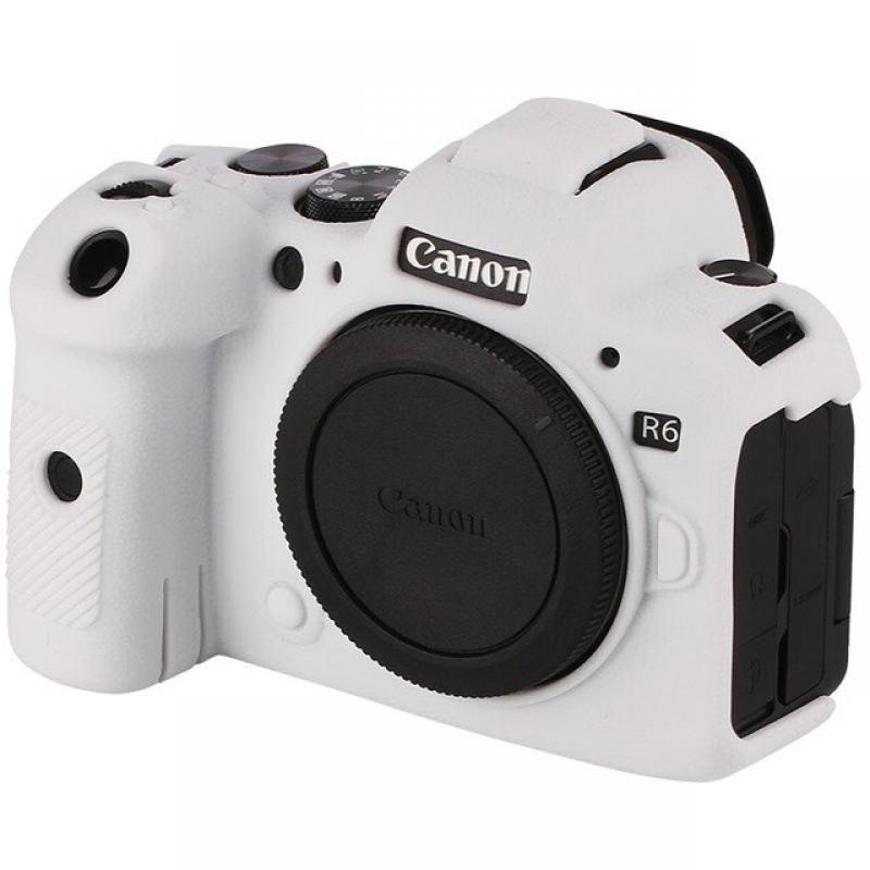 R6II Silicone Cover Rubber Silicone Camera Case Cover Skin for Canon R6II Mark II Black Red White Yellow Green