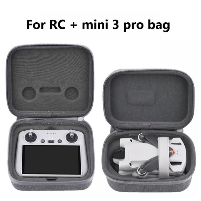 For DJI Mini 3 Pro Storage Bag Carrying Case Remote Controller Battery Drone Body Handbag for DJI Mini 3 Pro Accessory Grey