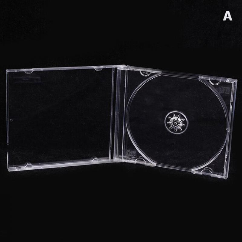 Portable Plastic DVD Case Portable CD Transparent Storage Box CD Package Case Durable DVD Box for Home Cinema Shop