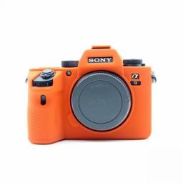 For Sony Alpha A7M2 A7S2 A7R2 A7M3 A7R3 A9 A7R4 A9II Cover For Silicone Rubber Camera Case Bag Skin A6500 RX100III/IV/V/VI Cover