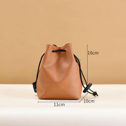 Leather Waterproof Camera Bag Small Insert For Photography Lens Bag Canon Pouch Fujifilm DSLR Camera Case With Shoulder Strap