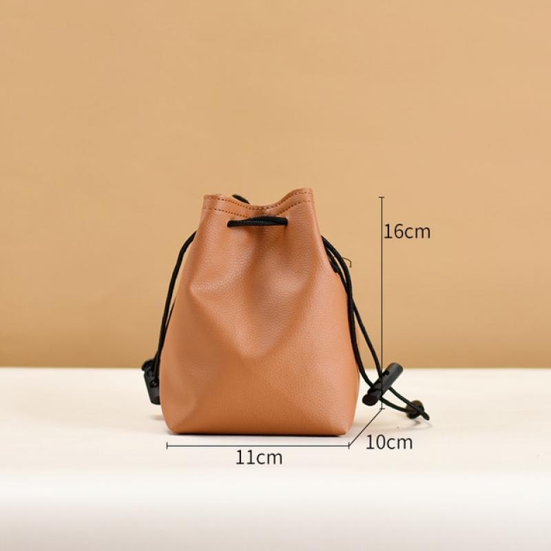 Leather Waterproof Camera Bag Small Insert for Photography Lens Bag Canon Pouch fujifilm DSLR Camera Case With Shoulder Strap