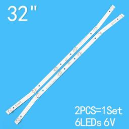 For 32-inch LCD TV JS-D-JP32DM-061EC(80510) E32DM1000 Backlight Strip 32L1 32L56 32L3 32S1A MS-L2082 V2 HE-75 ND32N2100J