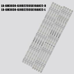 LED Backlight Strip 10lamp For 55pus6804 LB-GM3030-GJ0D22555X10AN22-R-1-H L T 55pus7304 55pus6704 55PUS7394 55PUS7504 55PUS6754