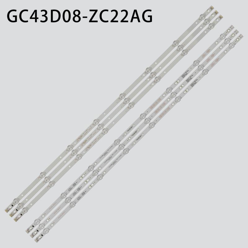 45pcs LED strip For Samsung UN43J5202 UE43J5202AU UE43J5272 GC43D08-ZC22AG-13 14 15 17 23 HV430FHD-NLA 303GC430044 303GC430043