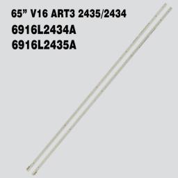 713mm 66LED LED Backlight Strip 65 V16 ART3 2435 2434 6916L2434A 6916L2435A For LG 65UH661V 65UH650V LC650EGE FJ M2 M1