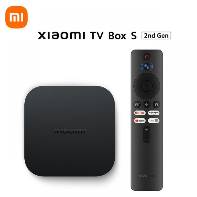 Global Version Xiaomi Mi TV Box S 2nd Gen 4K Ultra HD BT5.2 2GB 8GB Dolby Vision HDR10+ Google Assistant Smart Mi Box S Player