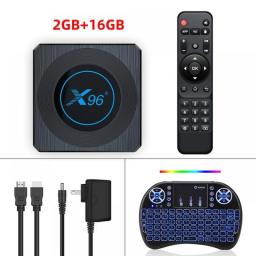 VONTAR X96 X4 Amlogic S905X4 Smart RGB Light TV Box Android 11 4GB 64GB 32GB 2GB 16GB Wifi  Media Player TVBOX 8K Set Top Box