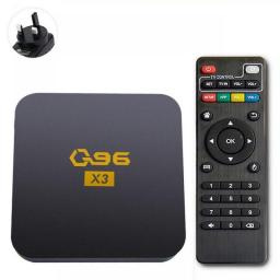 Q96 X3 Home Theater 6K HDR UHD 2.4G WiFi Set Top Box Android 13 Allwinner H313 Smart TV Box