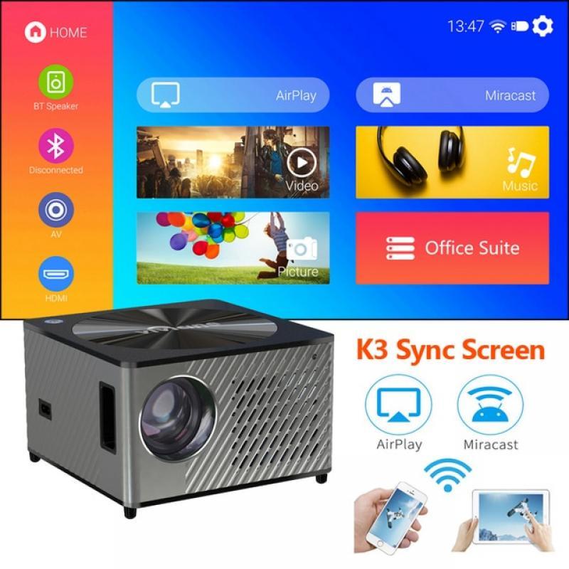 Vivicine K3 Full HD Projector WiFi Android Smart Portable Mini Projector,1920x1080P Phone LED Video Home Cinema Proyector Beamer