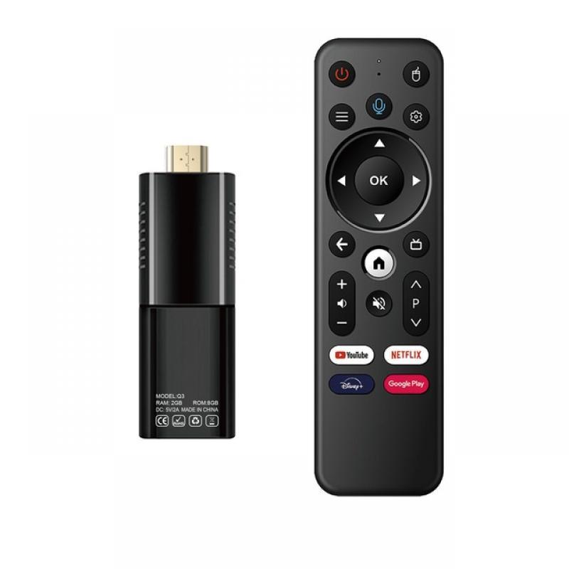 Smart Black TV Stick HDR  Android TV 10 Allwinner H313 4K ATV HDR Portable TV Prefix 2.4G/5G WIFI BT5.0 OTG VS X96S TX3 iATV Q3