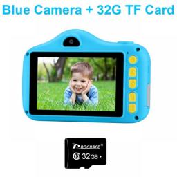 Prograce 3.5 Inch Child Camera Children Toys 28MP Kids Digital Sport Mini Camera Camera Video Photo Camera Girl Christmas Gift