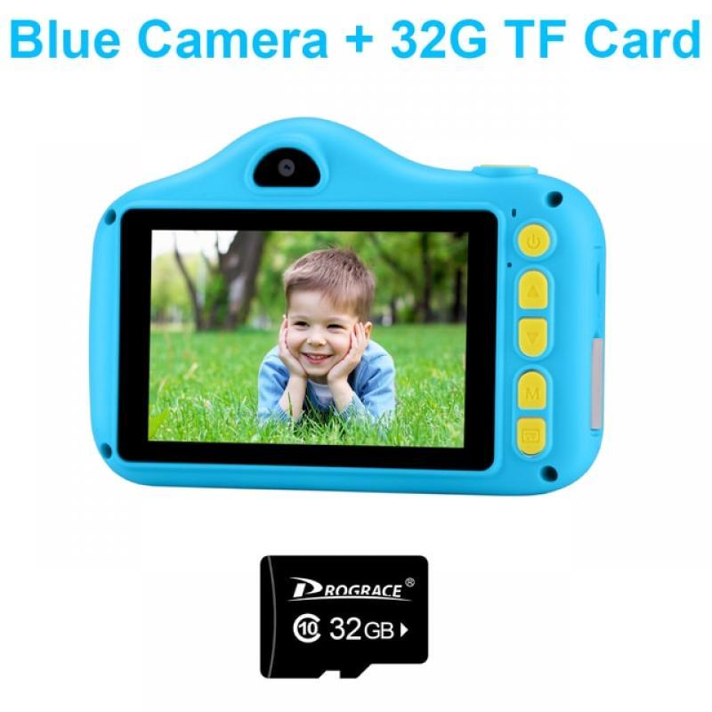 Prograce 3.5 Inch Child Camera Children Toys 28MP Kids Digital Sport Mini Camera Camera Video Photo Camera Girl Christmas Gift