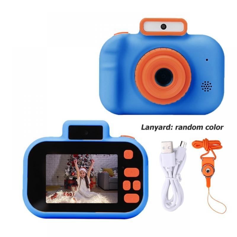 Cartoon Photo Camera Educational Toys 2 Inch HD IPS Screen Digital Camera Birthday Gift Kids Digital Camera 600mAh USB Charging