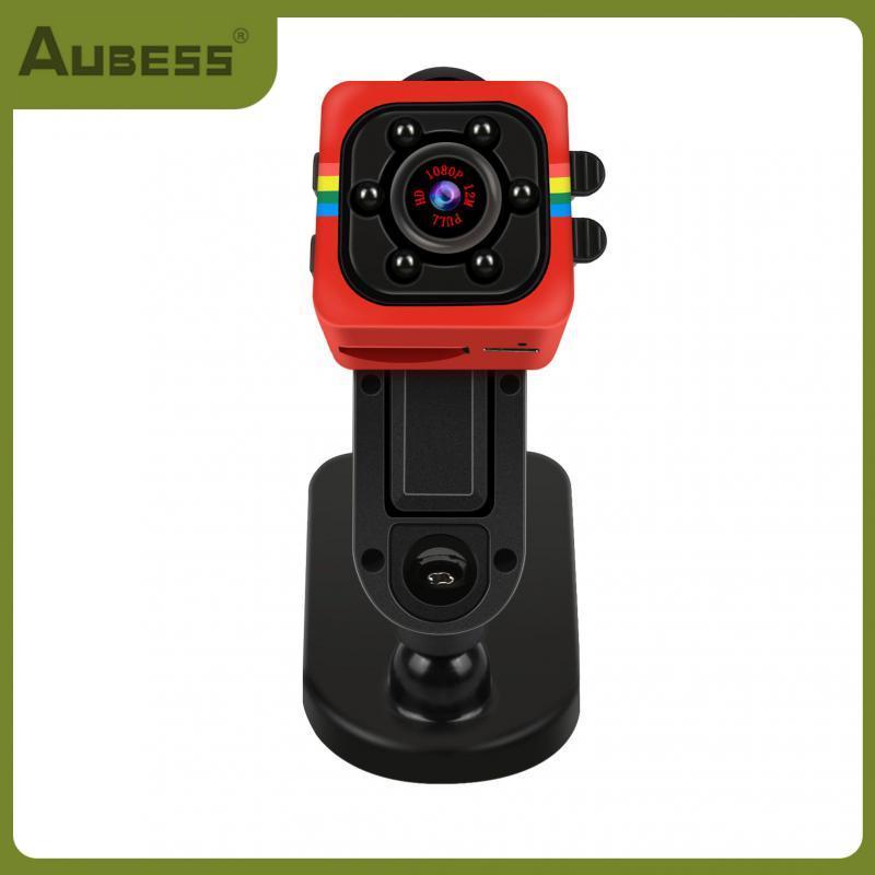 Wide Angle Aerial Camera Sports Small Camera Outdoor Motion Dvr Recording Camera Sq11 Adjustable Bracket Dv Camera Card Direct