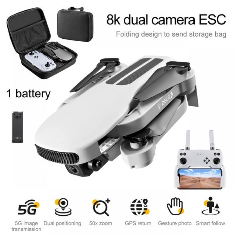 LU3 GPS  8K 5G HD Drone Professional Dual Camera Aerial Photography Wifi FPV Obstacle Avoidance Quadcopter RC Distance 6000M
