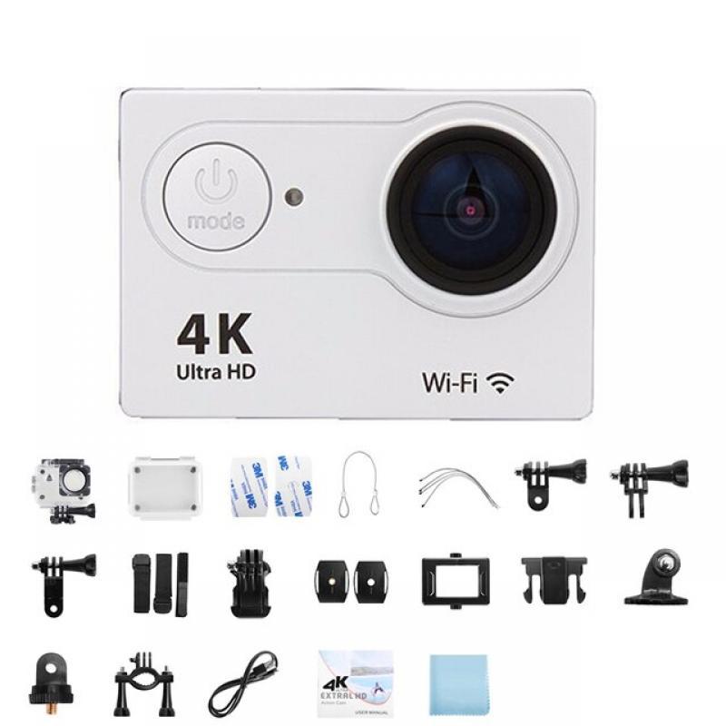 Ultra HD 4K Action Camera 30fps/170D Underwater Helmet Waterproof 2.0-inch Screen WiFi Remote Control Sports go Video Camera pro