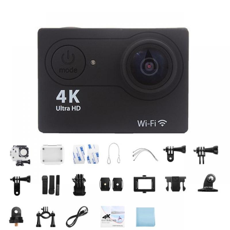 Action Camera Ultra HD 4K Mini 1080P/30FPS WiFi 2.0 inch Screen 30M Underwater Waterproof Helmet Video Recording Sports Cameras