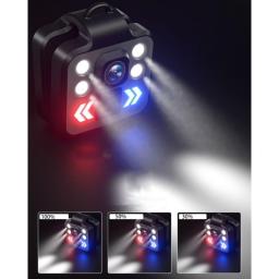 1080P Camera Wearable Sports Recorder Outdoor IP65 Waterproof Camera Riding LED Night  Adjustable Light Camcorder