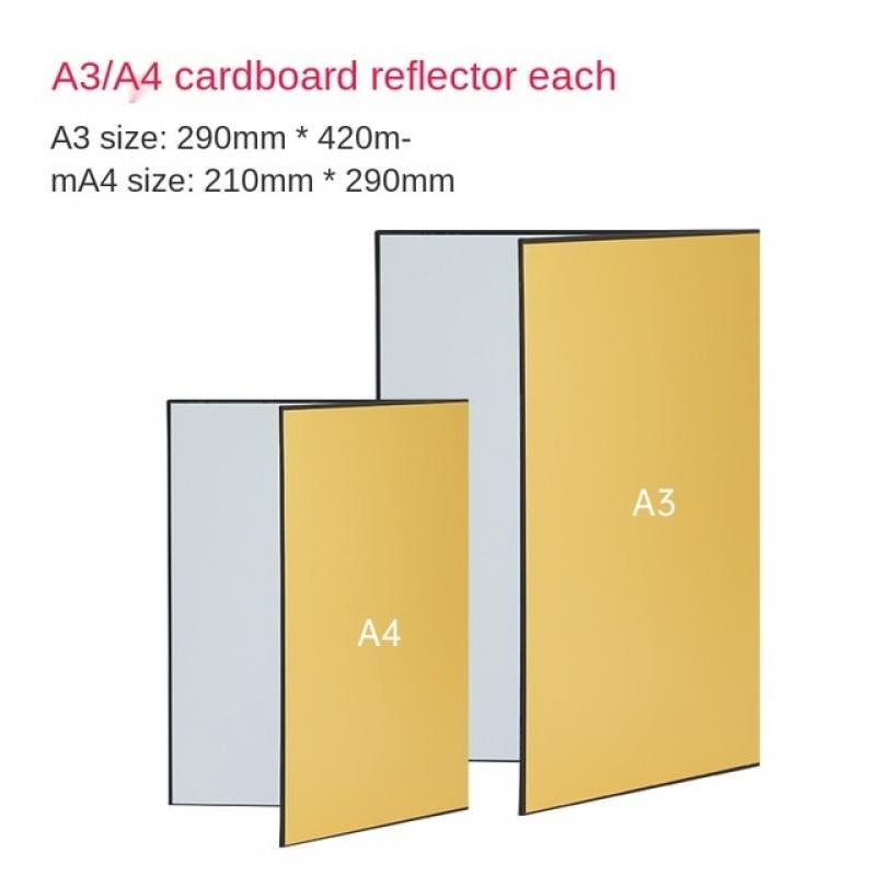 Reflector For Photo The Fill Light Photography Cardboard White Black Silver Gold Props For Photo Studio Photozone Decoration