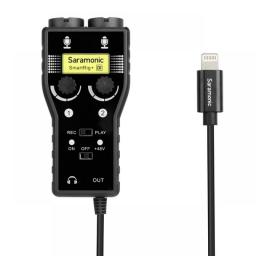 Saramonic SmartRig Professional Audio Interface For Guitar XLR Microphone Audio Mixer Amplifier For PC Computer Smartphone DSLR