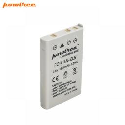 Powtree 1800mAh EN-EL5 Digital Camera Battery+USB Charger For Nikon Coolpix P4 P80 P90 P100 P500 P510 P520 P530 P5000 P5100 L10