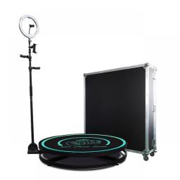 57CM 360 Photo Booth Automatic Rotating Selfie Props Wedding Photobooth Intelligent Operation Slow Motion Machine Video Camera