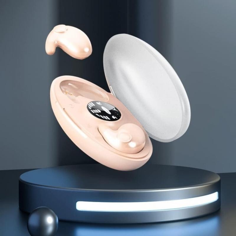 DIXSG Wireless Earphone Bluetooth 5.3 Hidden Earbuds , IPX5 Waterproof Noise Cancelling Touch Control Headphones Small Earbuds